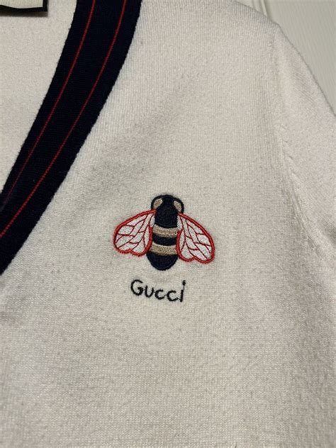 gucci bee sweater replica|gucci knockoff sweater.